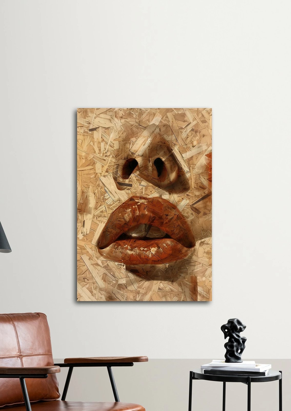 Pikturë dekorative me kornizë MDF, Wallity, Huhu315, 50x70cm