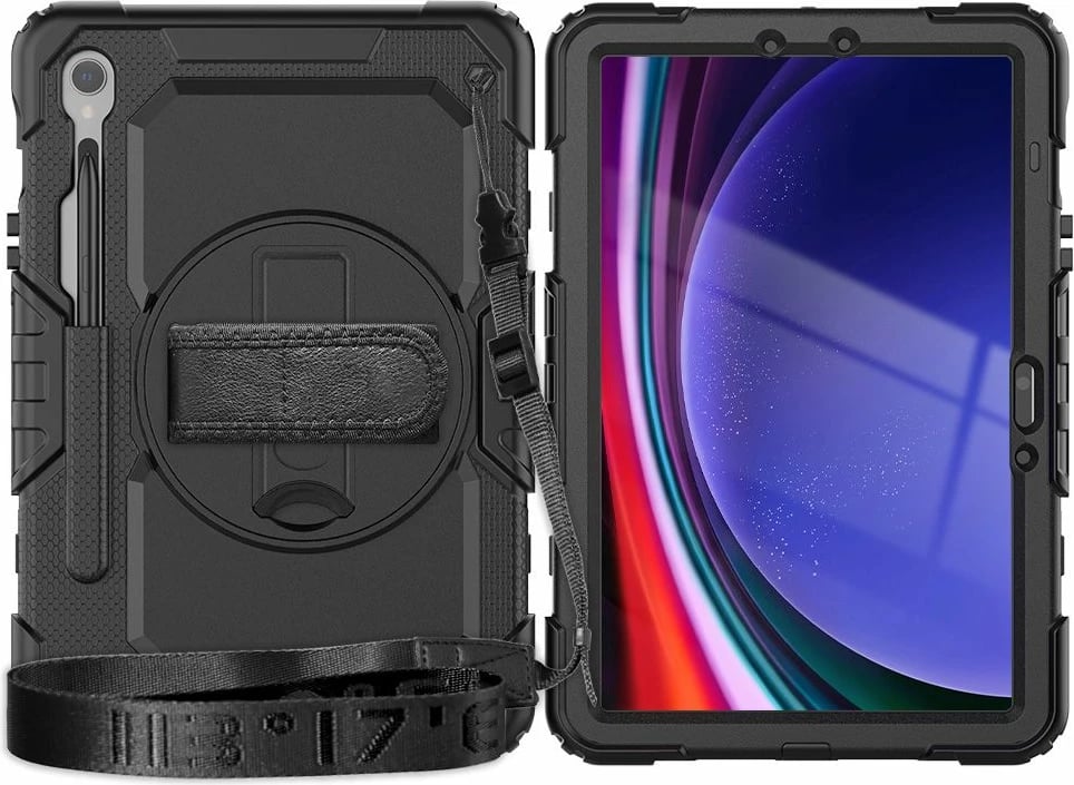 Mbështjellës Tech-Protect Solid360 për Samsung Galaxy Tab S9 FE 10.9" X510/X516B, i zi