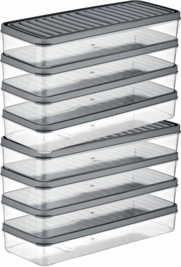 Set kuti për organizim (8 copë), Hermia, VITABOX 8'LI-ANTRASIT 1LT