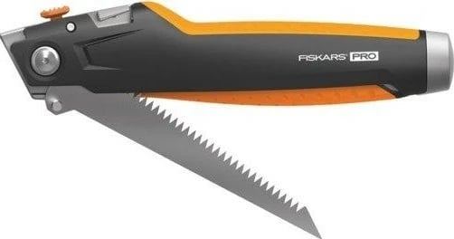 Thikë Fiskars, 185mm, zezë/ portokalli
