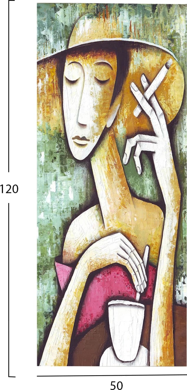 Pikturë muri GOBI, kanavacë e printuar, 50x3x120cm