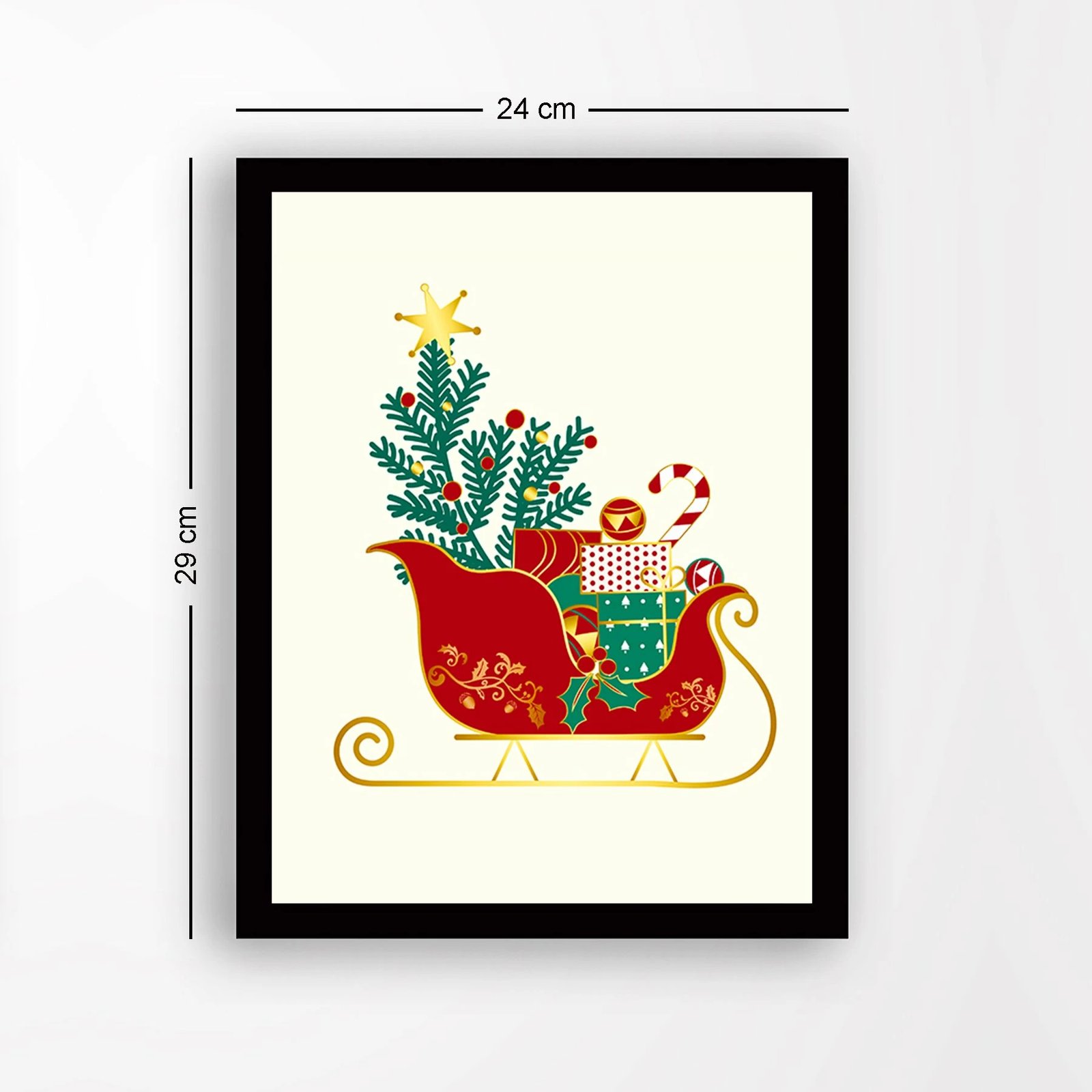 Pikturë dekorative me kornizë MDF, shumëngjyrëshe, SC57683