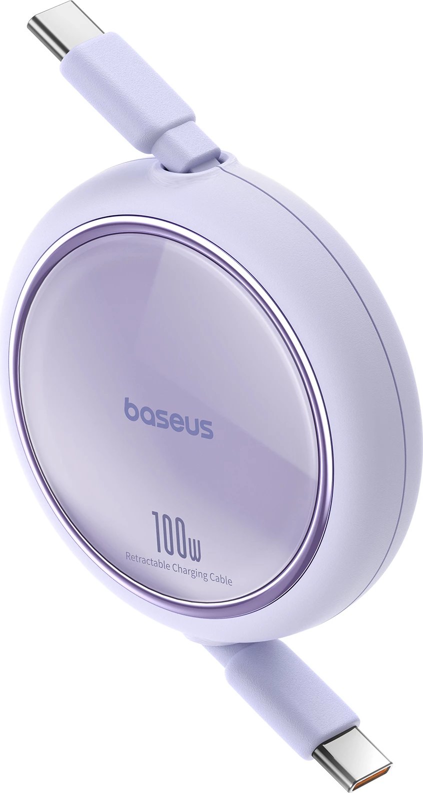 Kabllo USB-C në USB-C Baseus Free2Draw Mini, 100W, 1m, vjollcë