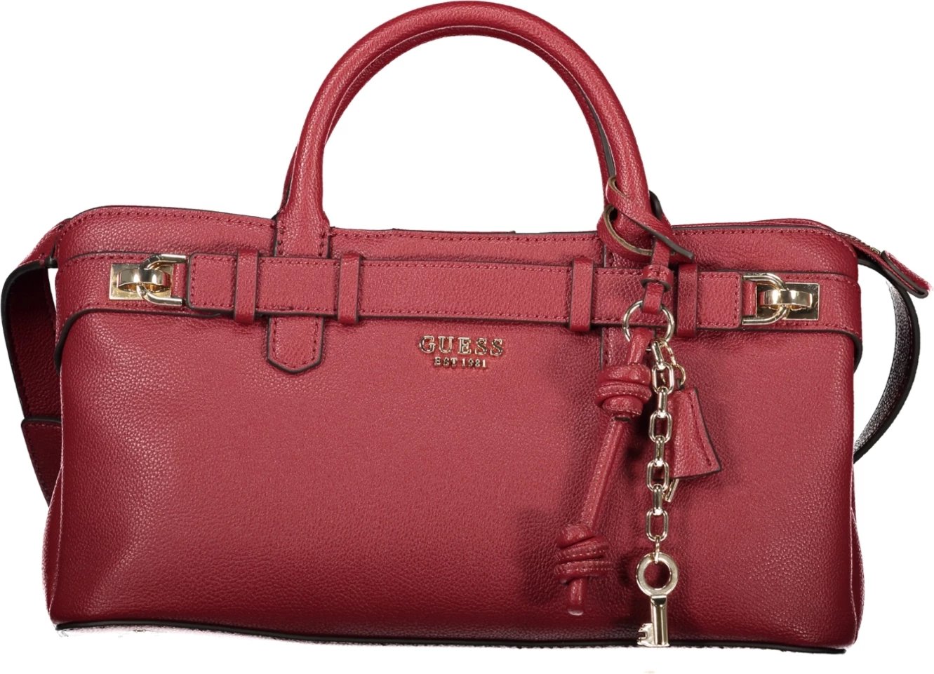 Çantë GUESS JEANS Gregoria për femra, kuqe