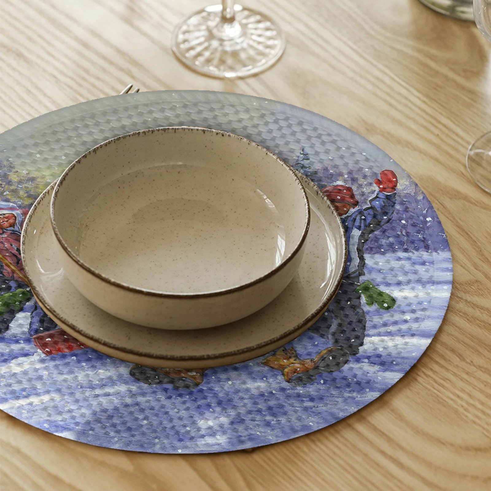 Set nënshtruesish tavoline Hermia Concept, shumëngjyrësh, 3174Supla, 4 copë