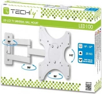 Mbajtëse TV Techly ICA-LCD-2903WH, 94 cm (37') e bardhë Mbajtëse TV Techly ICA-LCD-2903WH, 94 cm (37') e bardhë
