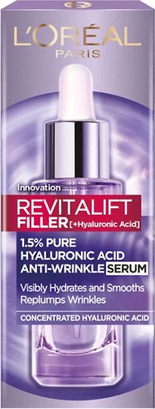 Skin.Revitalift Filler Hyaluronic Acid Anti-Wrinkle Dropper Serum 30ml