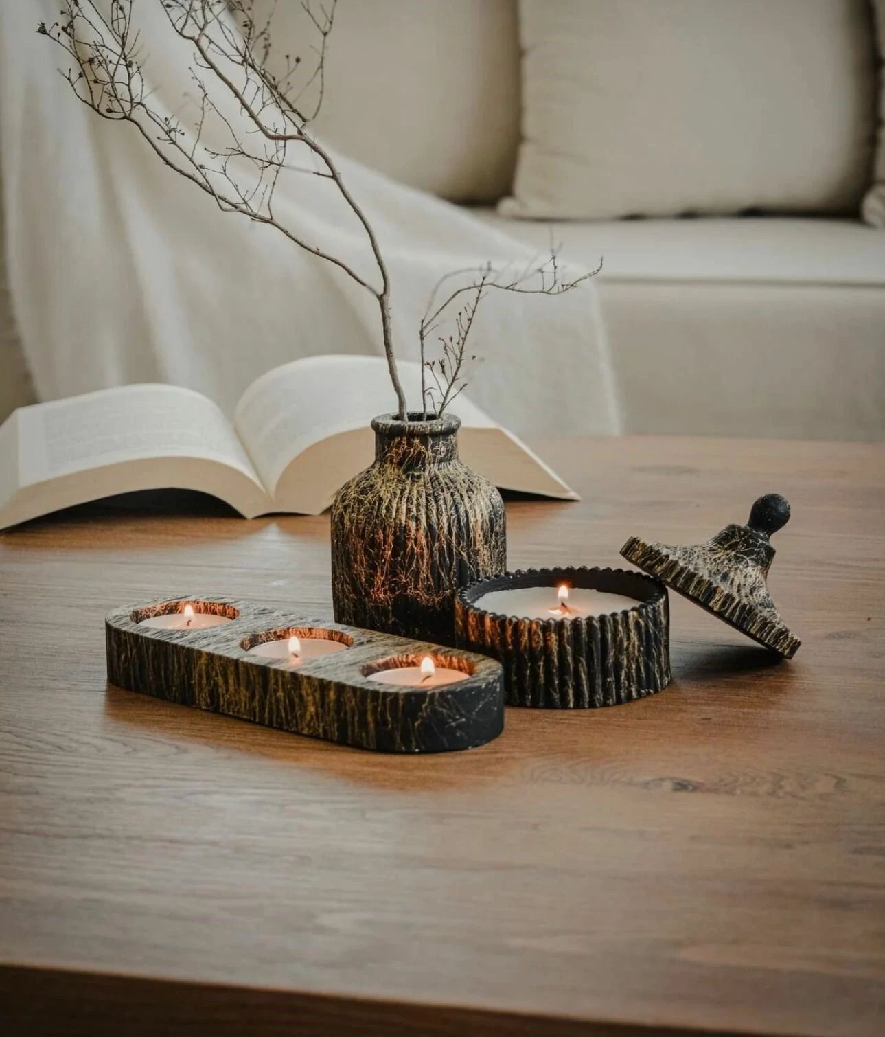 Set qirinjsh (3 copë), Evila Originals, Ers1283