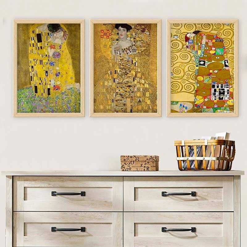 Pikturë dekorative me kornizë (3 copë), Wallity, 3NTC_UN3847949 _3545