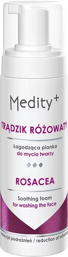 Shkumë pastruese fytyre Medity+ Rosacea Soothing për femra 150ml