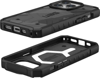 Mbështjellës UAG Pathfinder për iPhone 15 Pro, moro gri