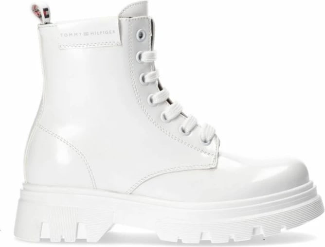 Çizme Tommy Hilfiger për femra, të bardha