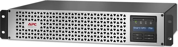 UPS rack 2U, APC Smart-UPS SMTL750RMI2UC, 750VA, valë sinusoidale, 6x IEC C13, hyrje C14, thellësi e shkurtër, i zi