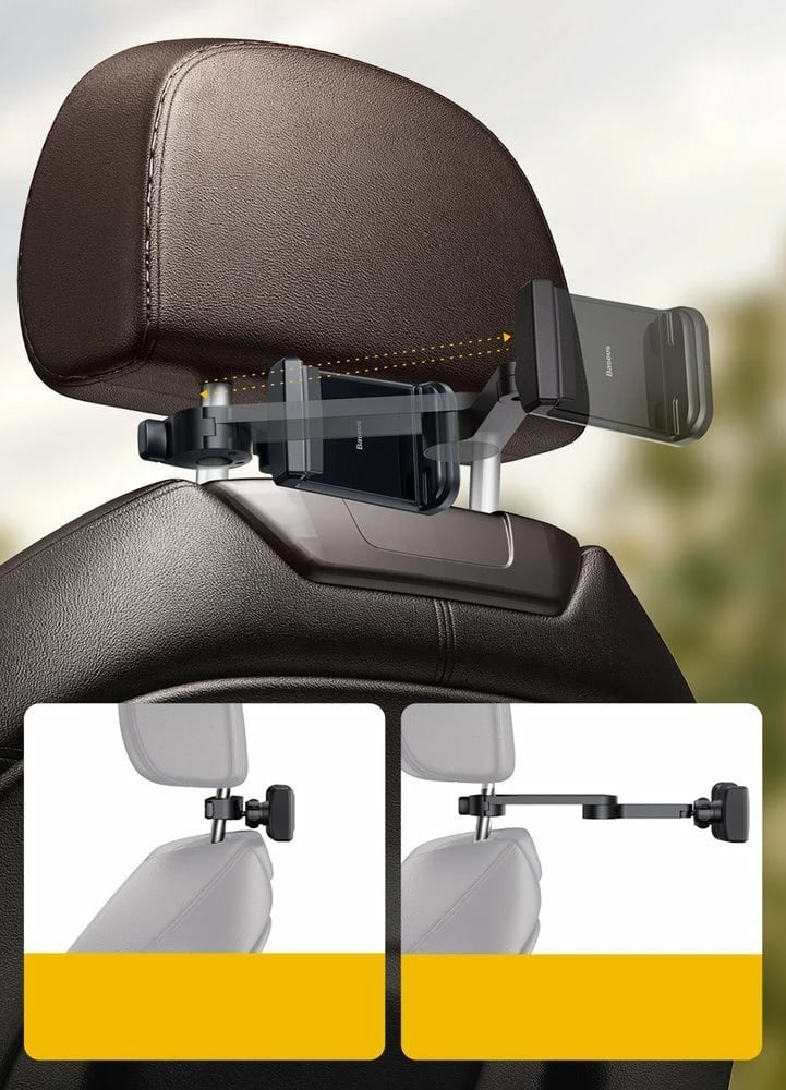 Mbajtës telefoni për makinë Baseus WXHZ-01 me karikues wireless 15W, i zi