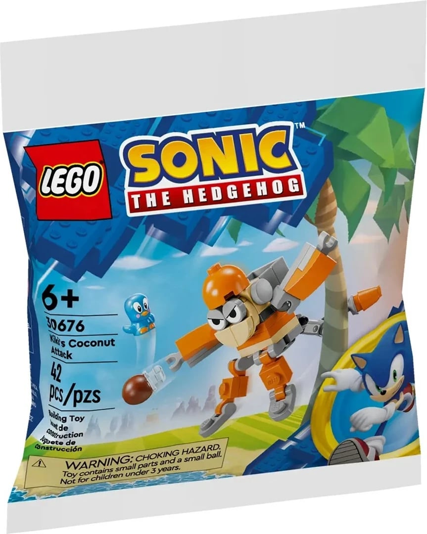 Set LEGO Sonic the Hedgehog 30676 Kiki's Coconut Attack, 42 pjesë