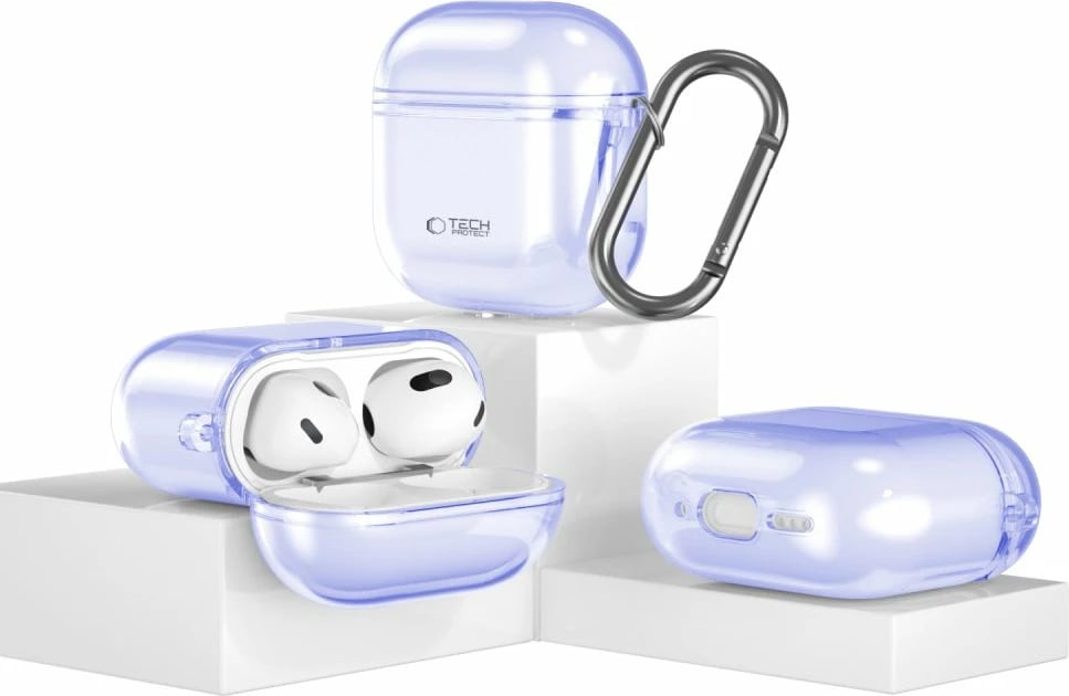 Mbështjellës Tech-Protect FlexAir për AirPods 4, Violet
