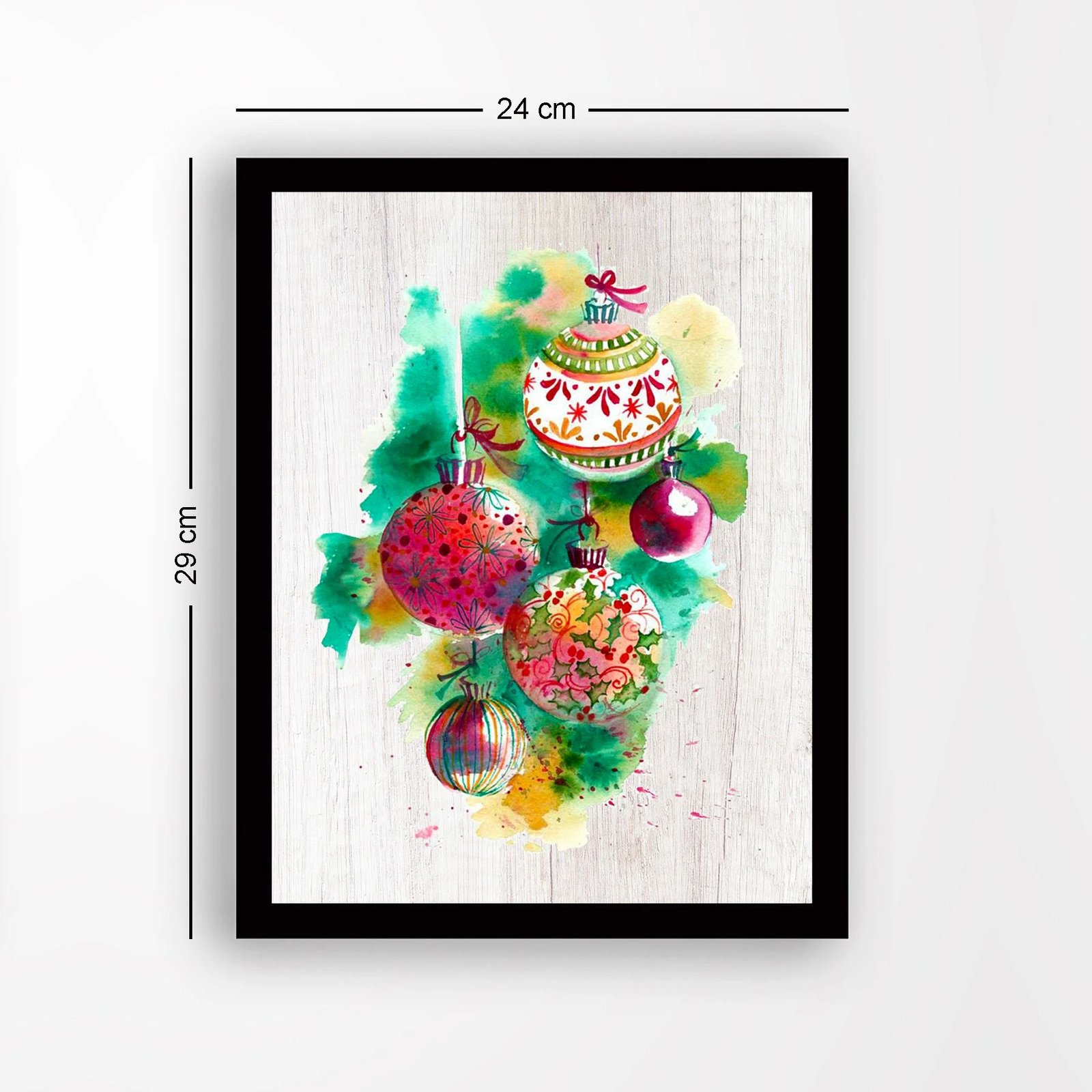 Pikturë dekorative me kornizë MDF, shumëngjyrëshe, Wallity, SC7436501293253