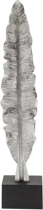 Dekor pendë, polirezina, dru, ngjyrë argjendi, 11x11x58 cm Dekor pendë, polirezina, dru, ngjyrë argjendi, 11x11x58 cm