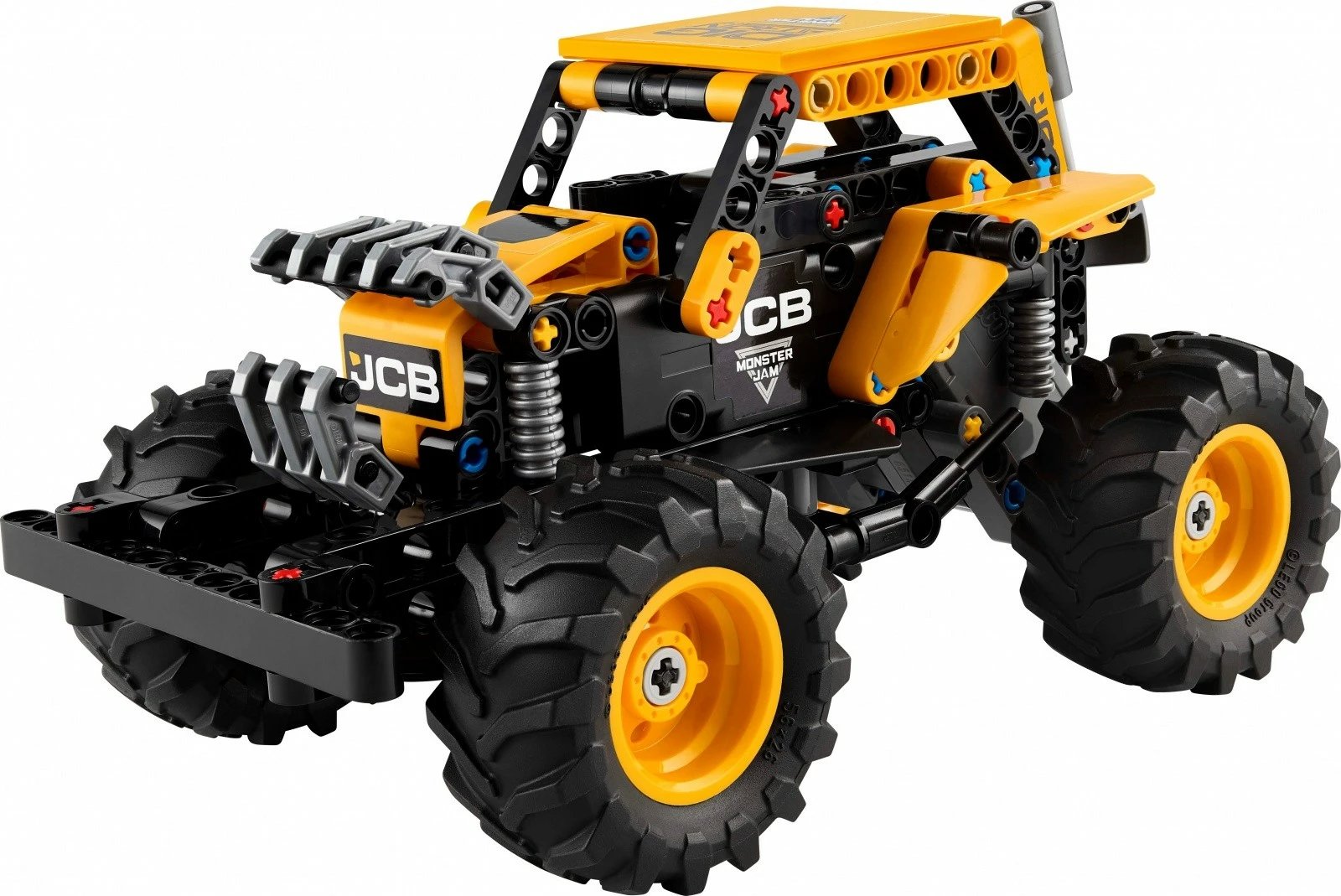 Set ndërtimi LEGO Technic 42199 Monster Jam DIGatron me motor tërheqës, 218 pjesë, verdhë/zezë