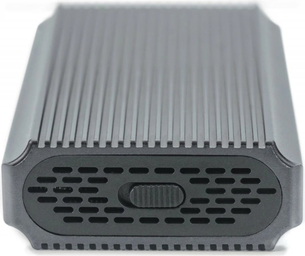 Kasë Digitus DA-71158 për SSD M.2 NVMe, USB 4.0 Type-C, Alumini, Gri