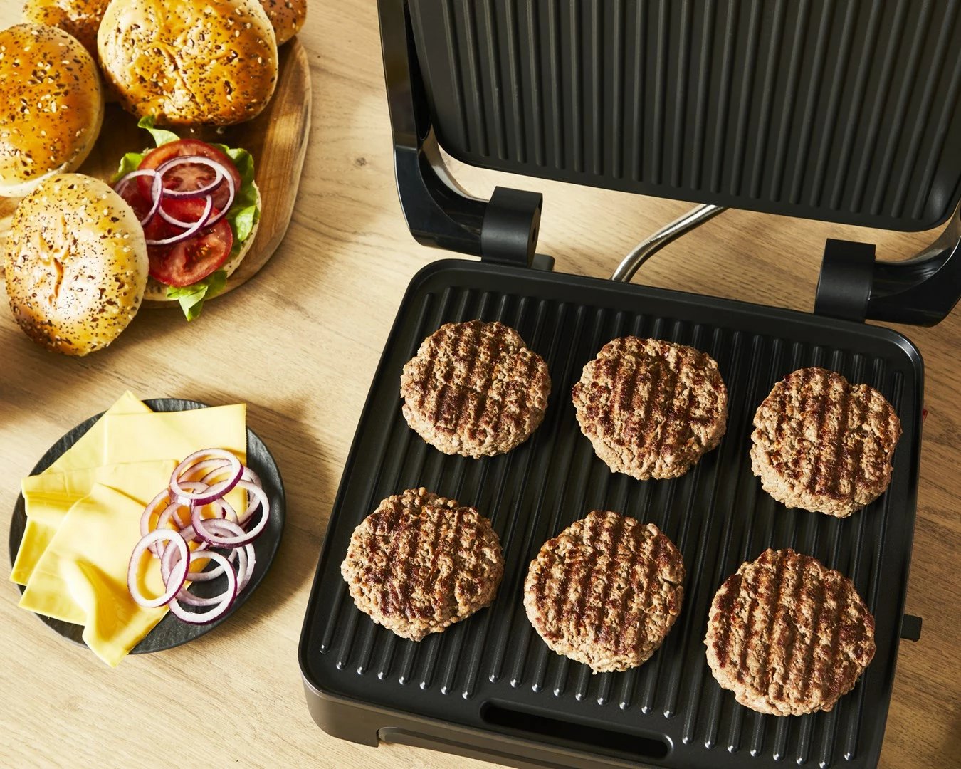 Grill elektrik Tefal Inicio Adjust GC272D10, çelik inoks