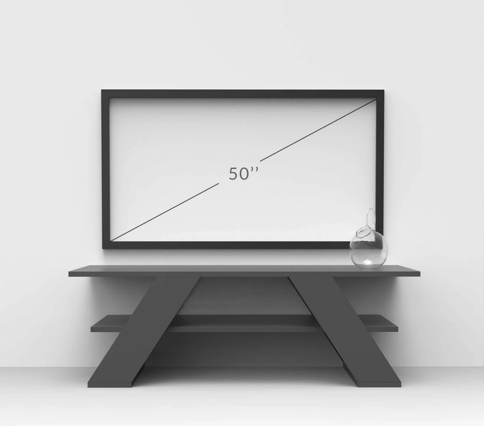 Komodë TV Skye Decor, ngjyrë rëre (sandstone)