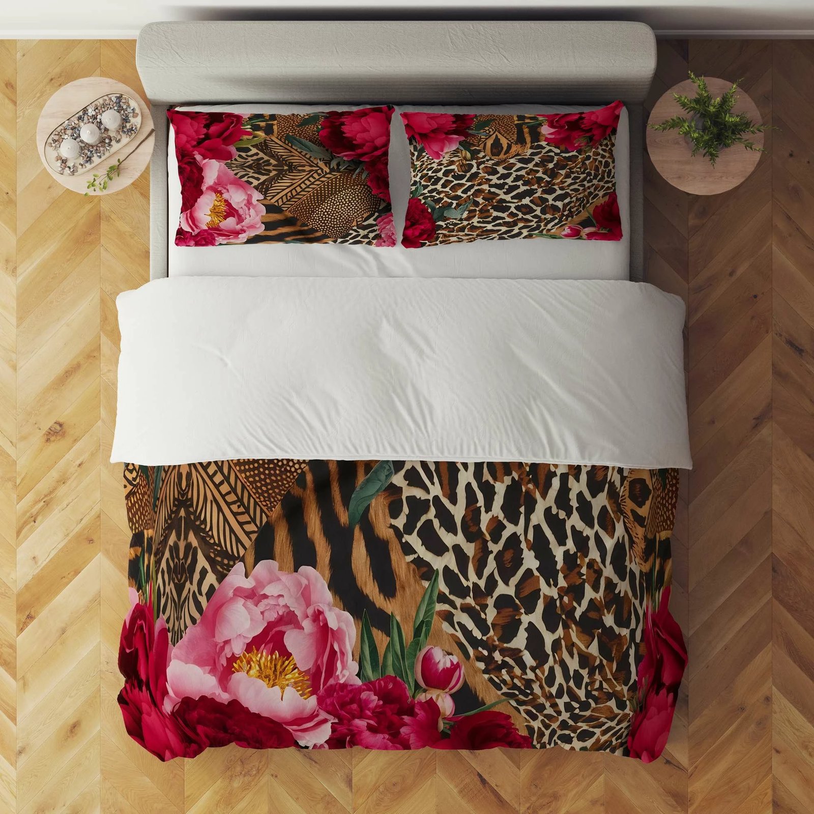 Set mbulesë për jorgan Super King, shumëngjyrëshe, L'essentiel, FLW_DVT25-40