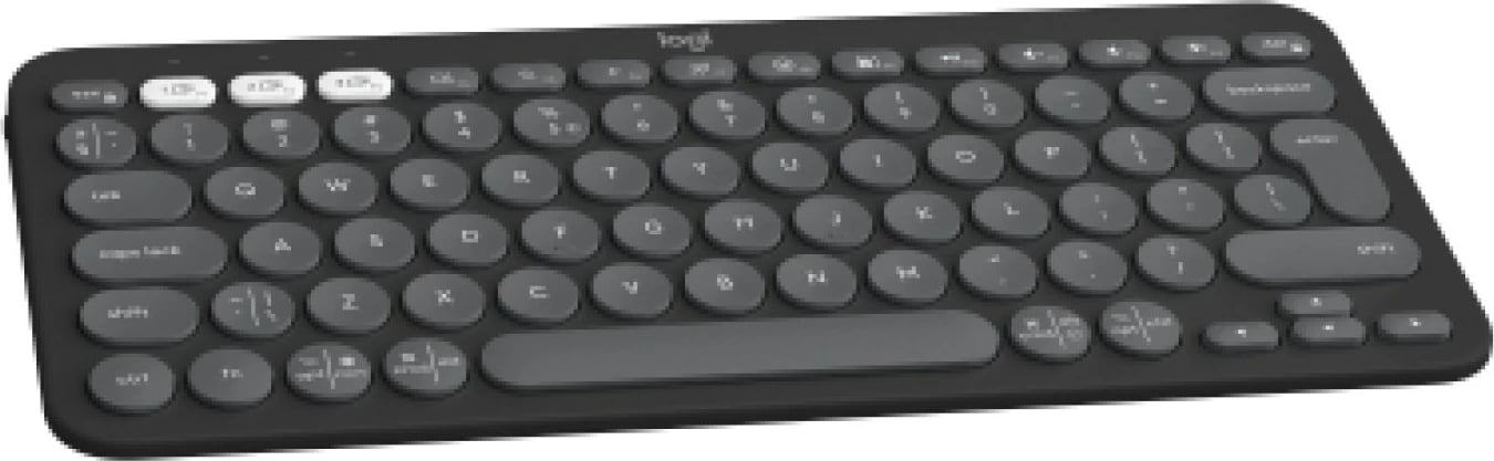Tastierë Logitech Pebble Keys 2 K380s, wireless, mini, Bluetooth, Graphite