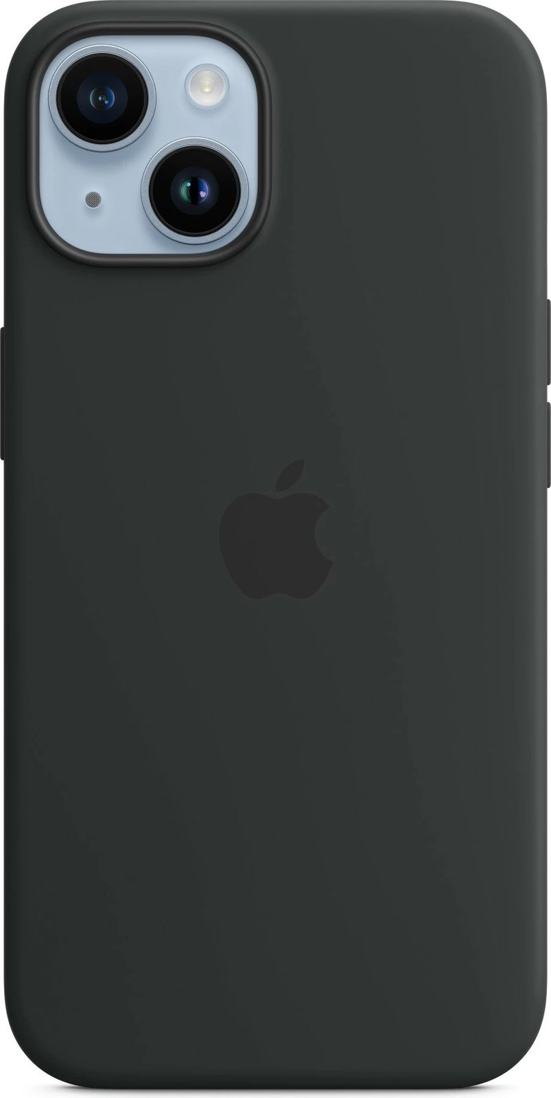 Mbështjellës silikon për iPhone 14 Apple, MagSafe, Ngjyrë e zezë