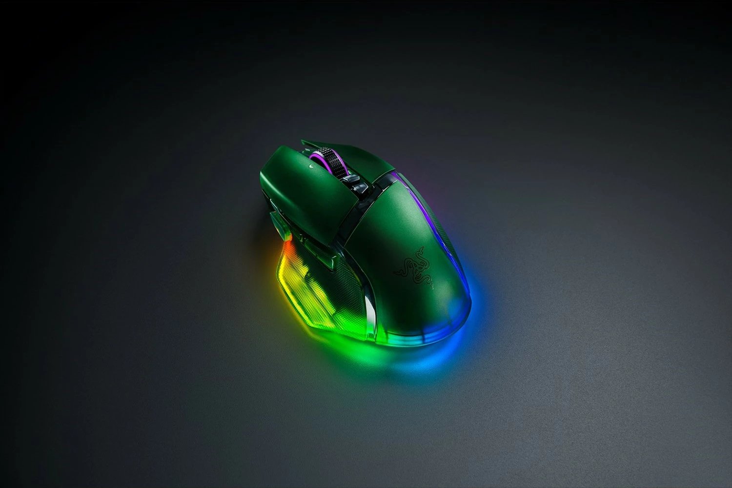 Maus Razer Basilisk V3 Pro 35K Phantom Green