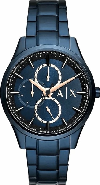 Orë dore për meshkuj Armani Exchange, navy blue