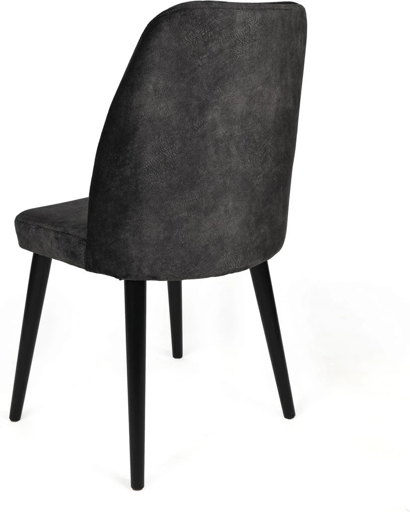 Set karrigesh (4 copë), Skye Decor, Alfa-437 V4, anthracite e zezë