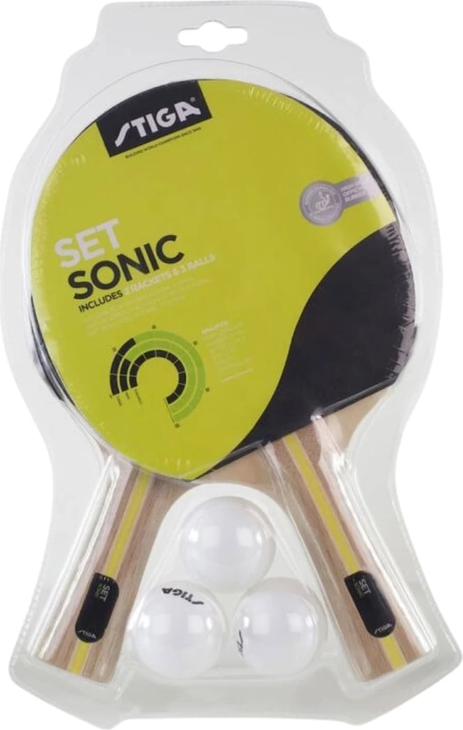 Set raketash pingpongu STIGA për të gjithë