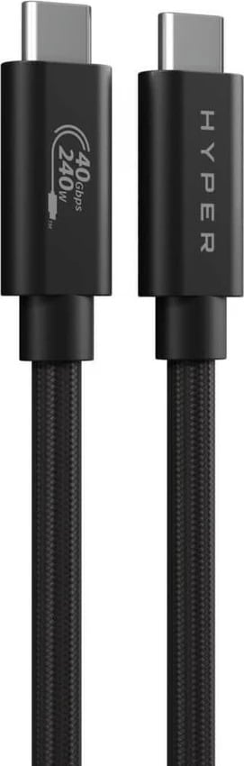 Kabllo USB-C Targus HyperDrive USB4 Performance 1.2m, 240W, 40Gbps, e zezë