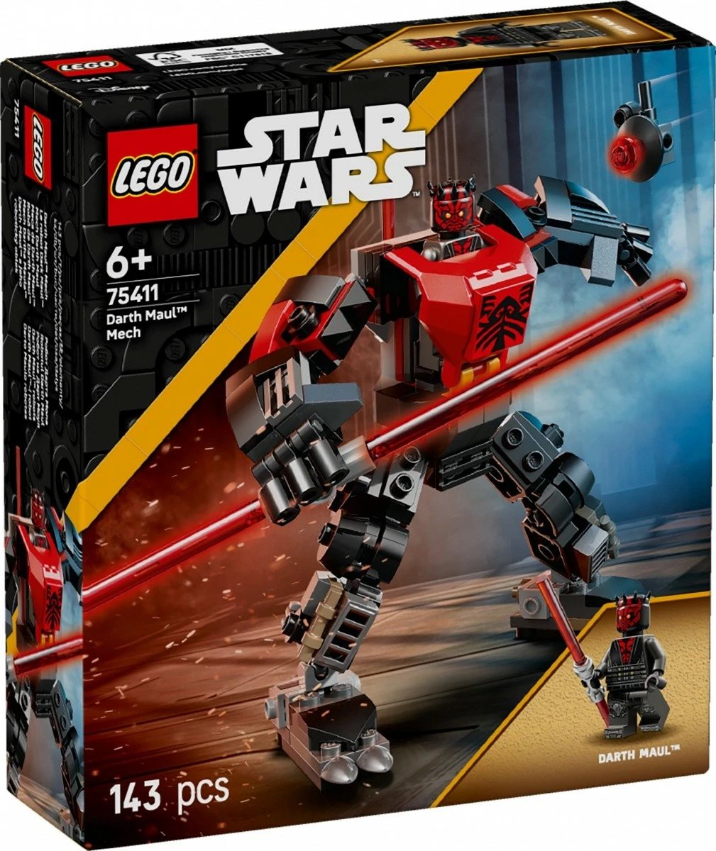 Set LEGO Star Wars Mech Darth Maul 75411, 143 pjesë