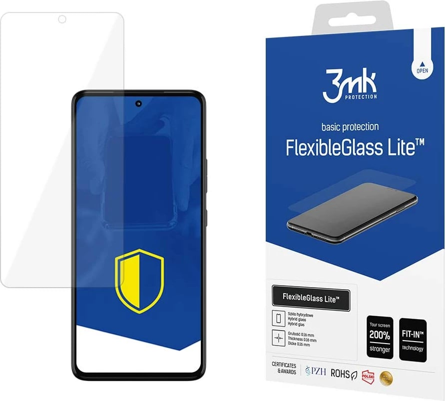 Mbështjellës xhami hibrid 3mk FlexibleGlass Lite për Motorola Moto G72