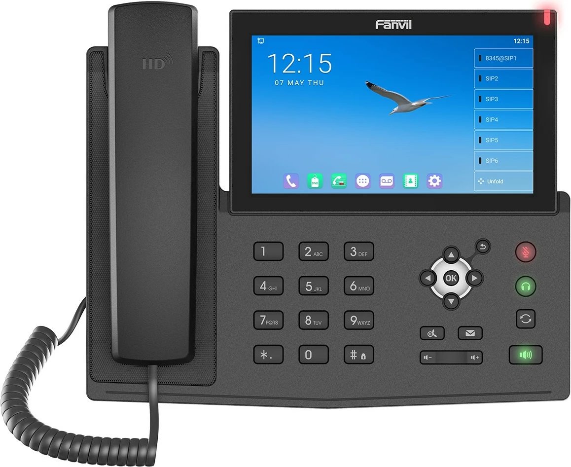 Telefon IP Fanvil X7A V2, ekran me prekje, i zi