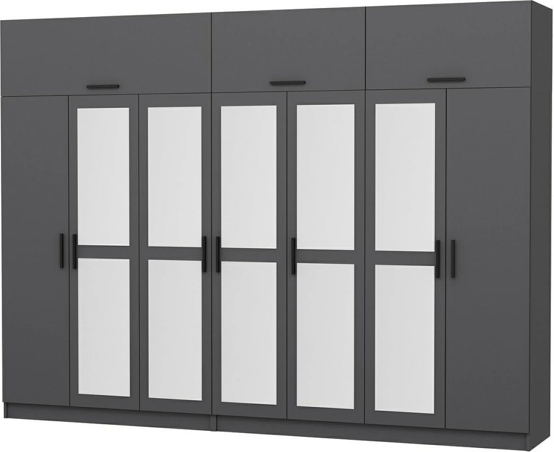 Dollap Skye Decor, ngjyrë antracit, 5284