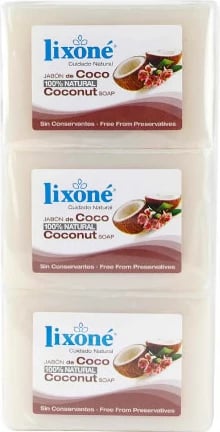 Sapun trupit Lixoné Kokos unisex 3x125g