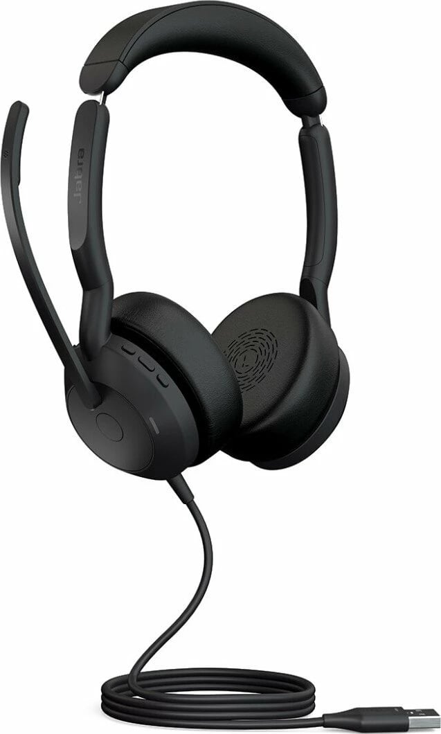 Kufje Jabra Evolve2 50 USB-C UC Stereo, e zezë