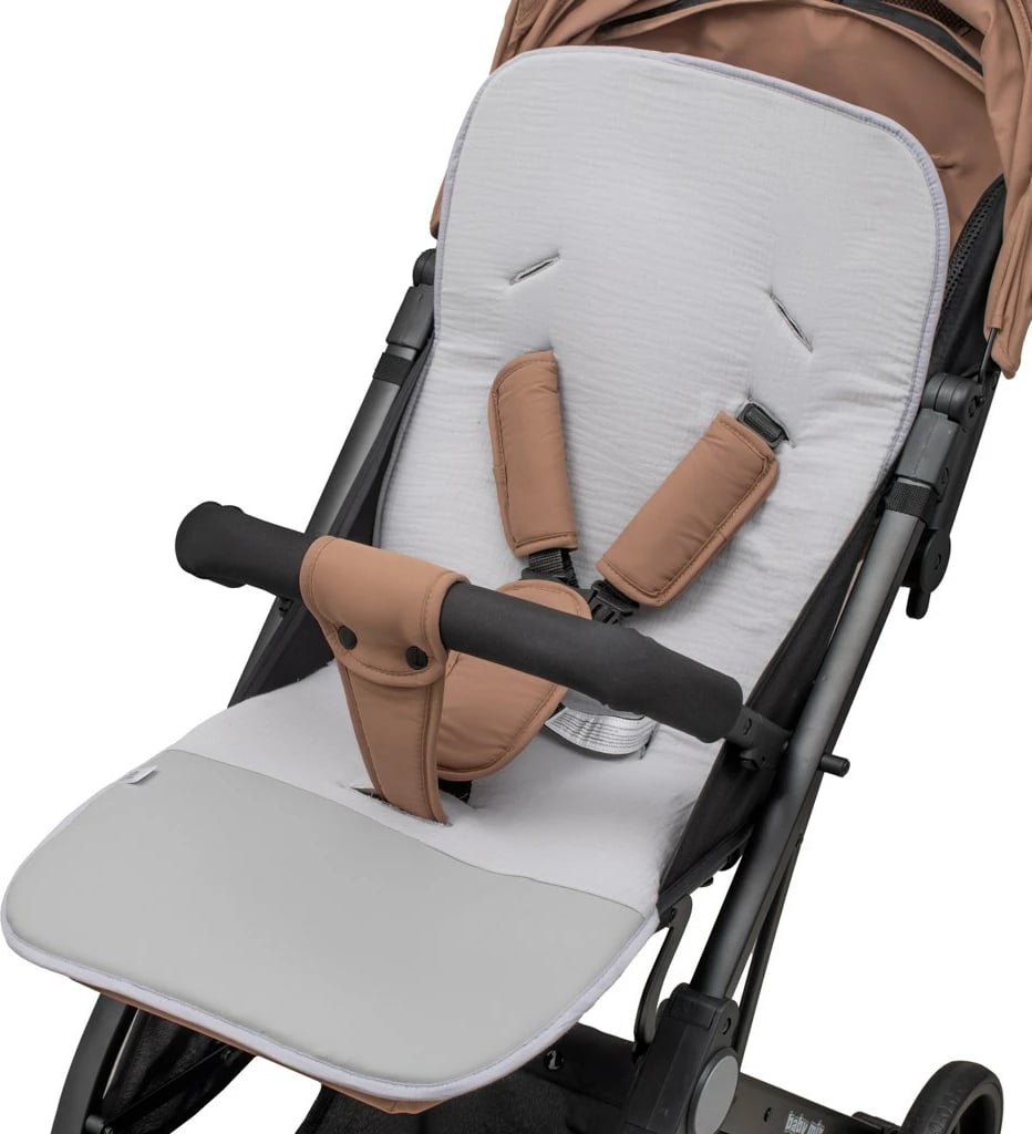 Madrac karroce, Baby Mix, Hedgehog, 78x38 cm universal, dyshefësh me pjesë poshtë eko‑lëkurë, multicolor