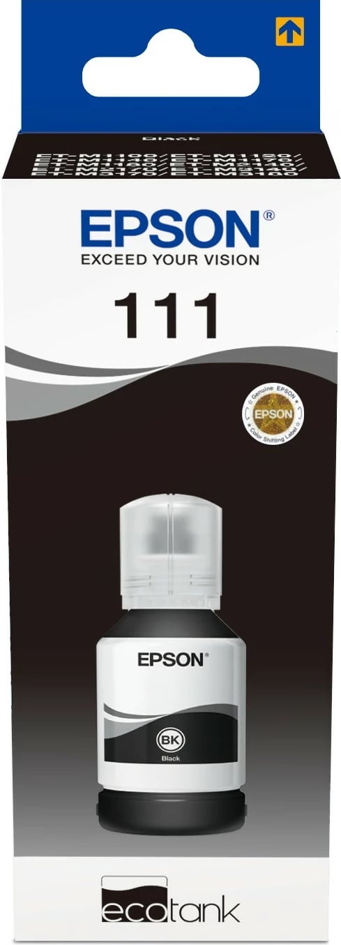 Shishe bojë Epson 111 EcoTank, pigment i zi, dye-based, 1 copë