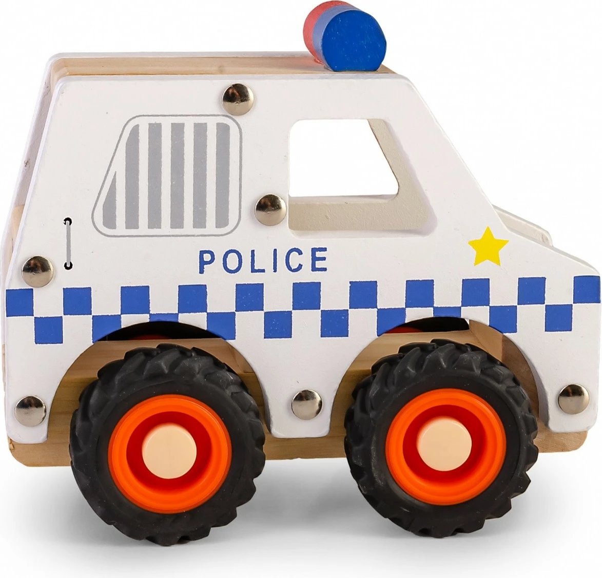 Veture lodër policie prej druri Daffi D-134, multikolor