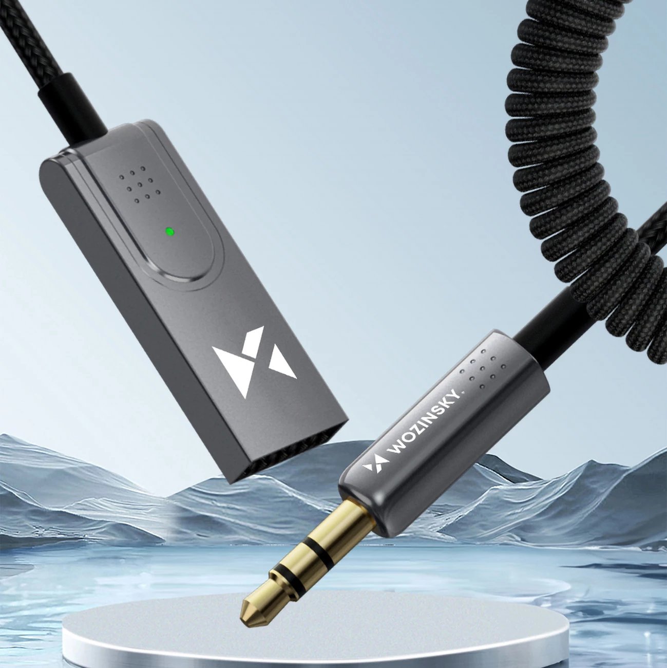 Adapter audio Bluetooth Wozinsky WTODB me AUX, i zi