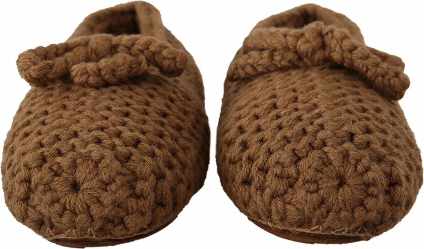 Pantofla për femra Dolce & Gabbana, të kafta 