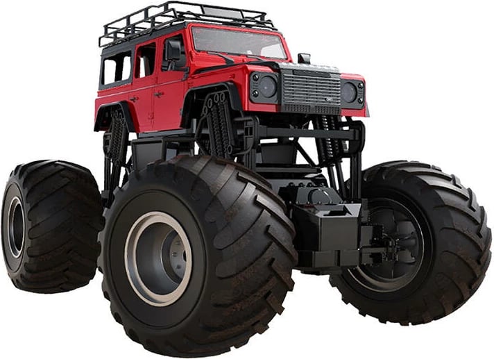 Veture lodër me telekomandë Double Eagle Land Rover Defender E375-003, 1:8, e kuqe