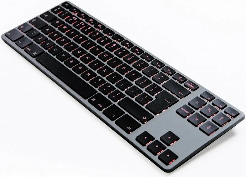 Tastierë Matias FK308L për Mac, alumini, RGB, me kabllo, Space Gray