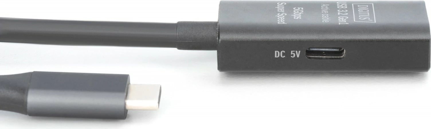 Kabllo zgjatuese aktive USB-C Digitus DA-73108, 5m, e zezë