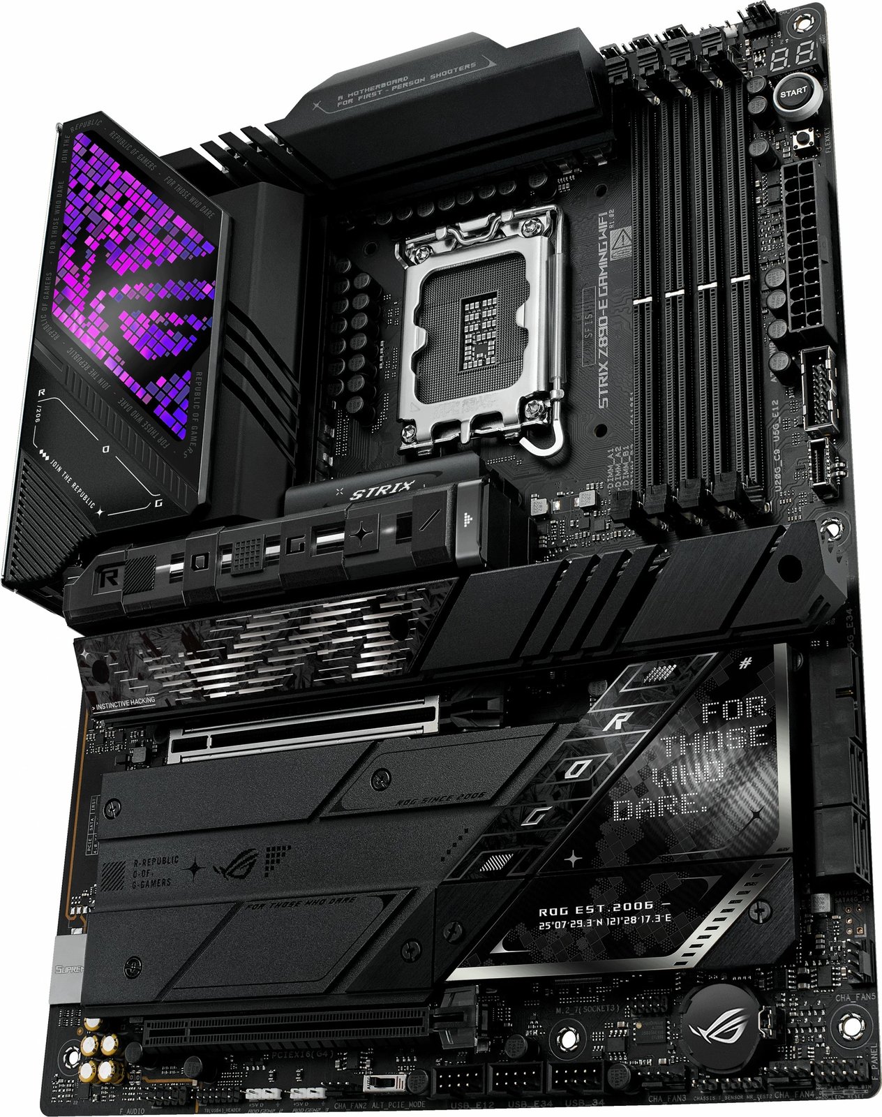 Pllakë amë ASUS ROG STRIX Z890-E GAMING WIFI, Intel, LGA 1851, DDR5, 192 GB