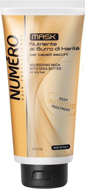 Maskë për flokë për femra NUMERO me gjalpë shea, 300ml